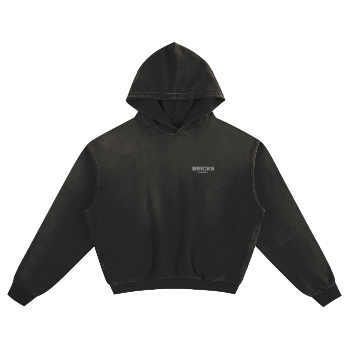 BRICKS FUNDAMENTALS SUNFADE BOXY HOODIE