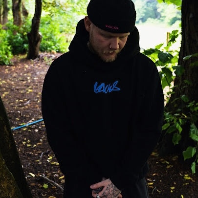 BRICKS SIGNATURE BLUE HEAVYWEIGHT HOODIE
