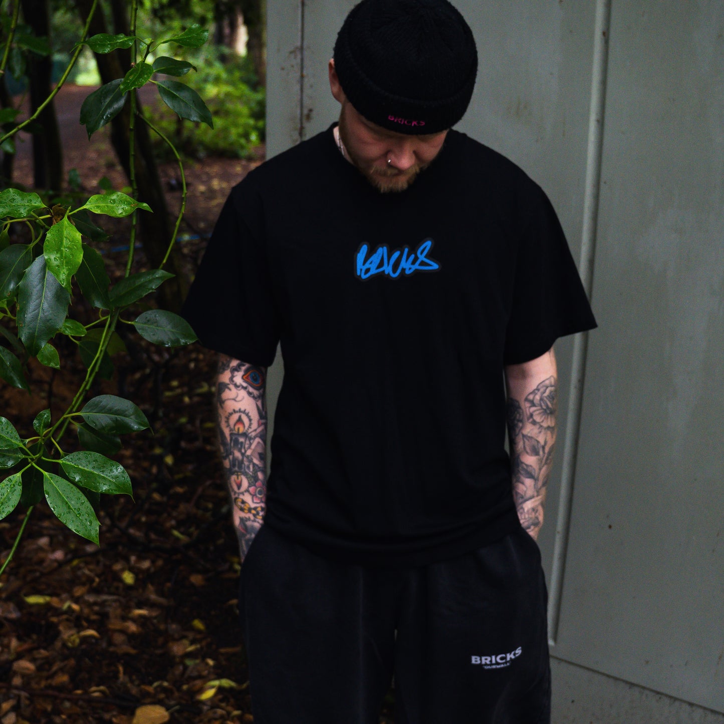 BRICKS SIGNATURE BLUE TEE