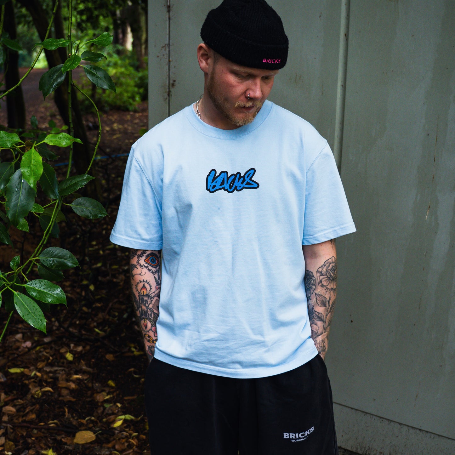 BRICKS SIGNATURE BLUE TEE