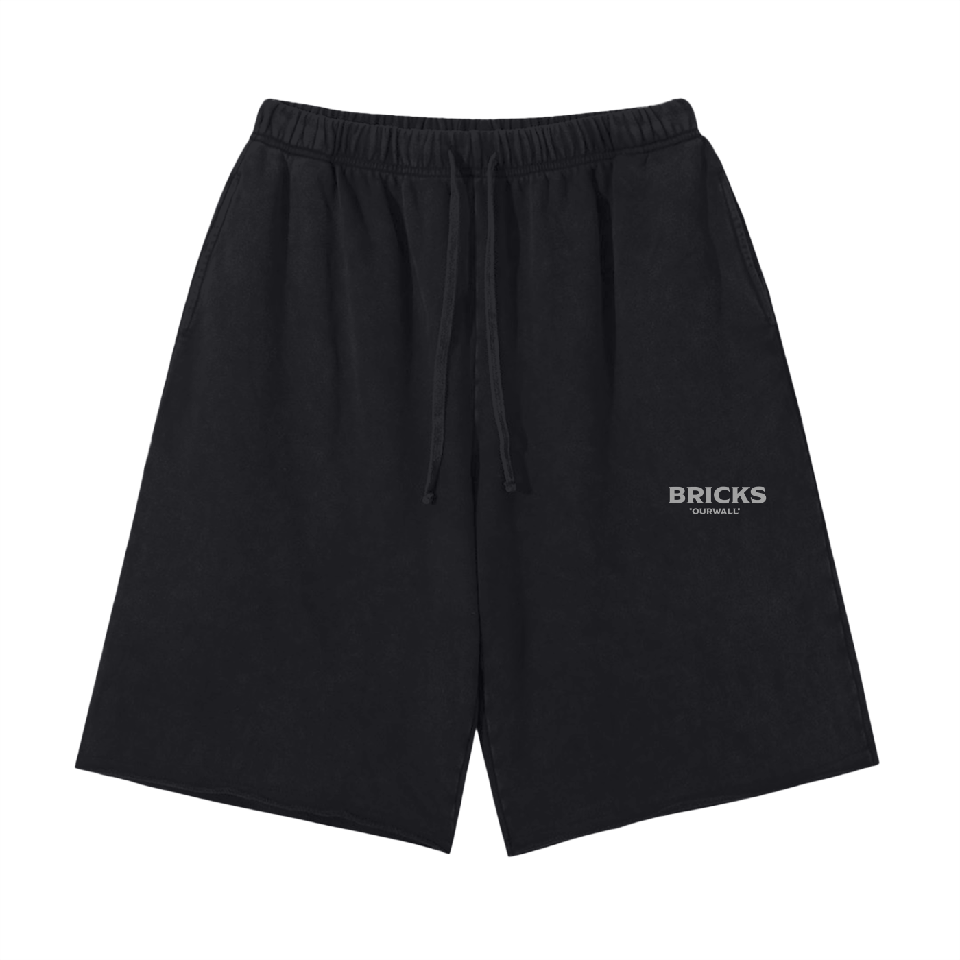 BRICKS FUNDAMENTALS VINTAGE RAW EDGE BAGGY SHORTS
