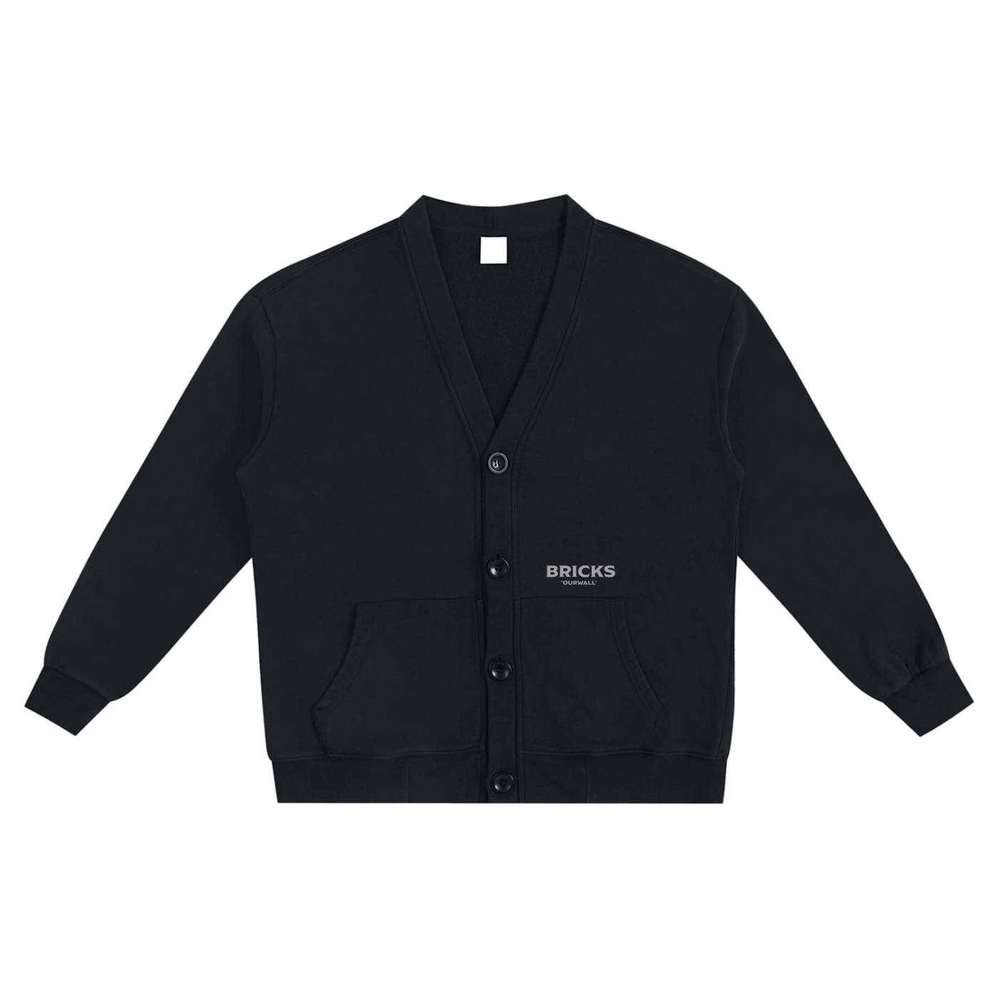 BRICKS FUNDAMENTALS SNOW WASHED CARDIGAN