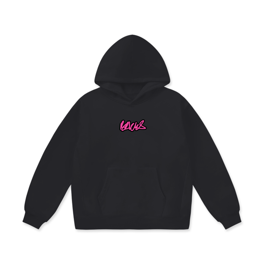 BRICKS SIGNATURE PINK HEAVYWEIGHT HOODIE