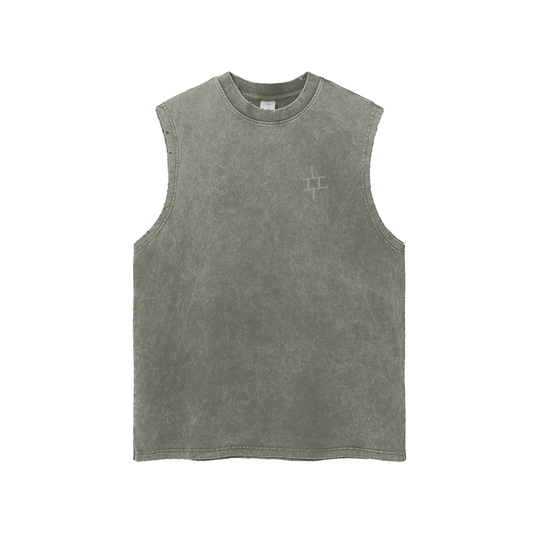 BRICKS SNOW WASHED LOGO VEST