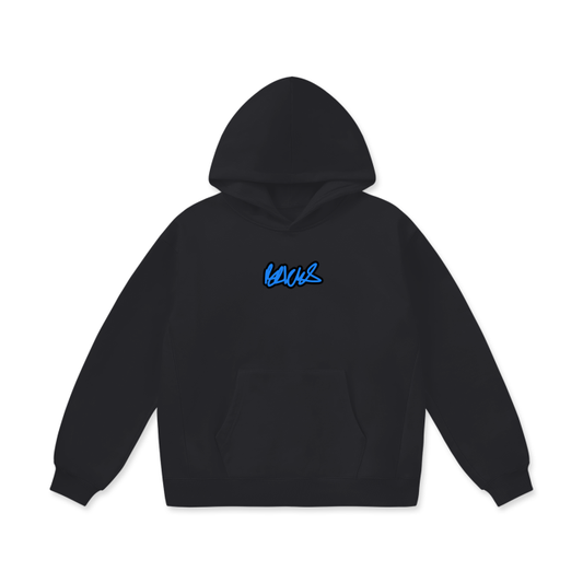 BRICKS SIGNATURE BLUE HEAVYWEIGHT HOODIE